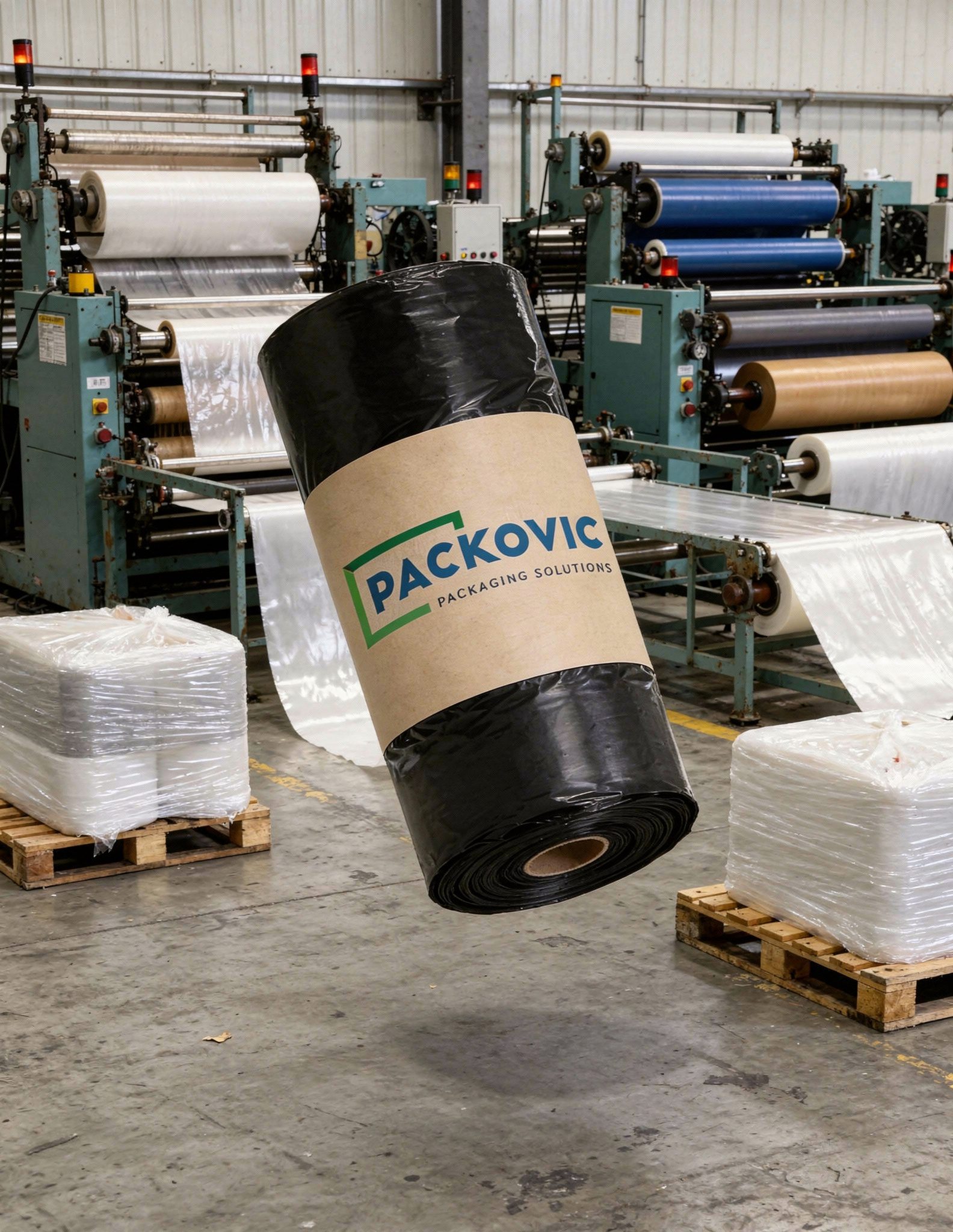 disposable garbage bag roll background, product photography, high quality, professional